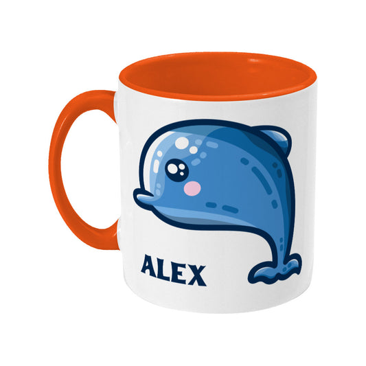 Dolphin Kawaii Cute Ceramic Mug