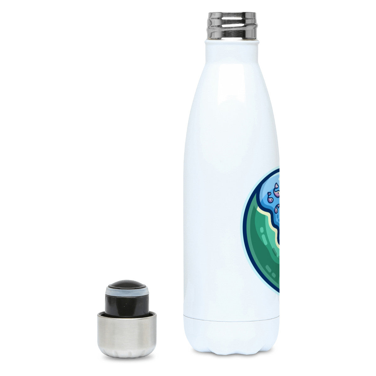 Earth Heart Kawaii Cute Drinks Bottle