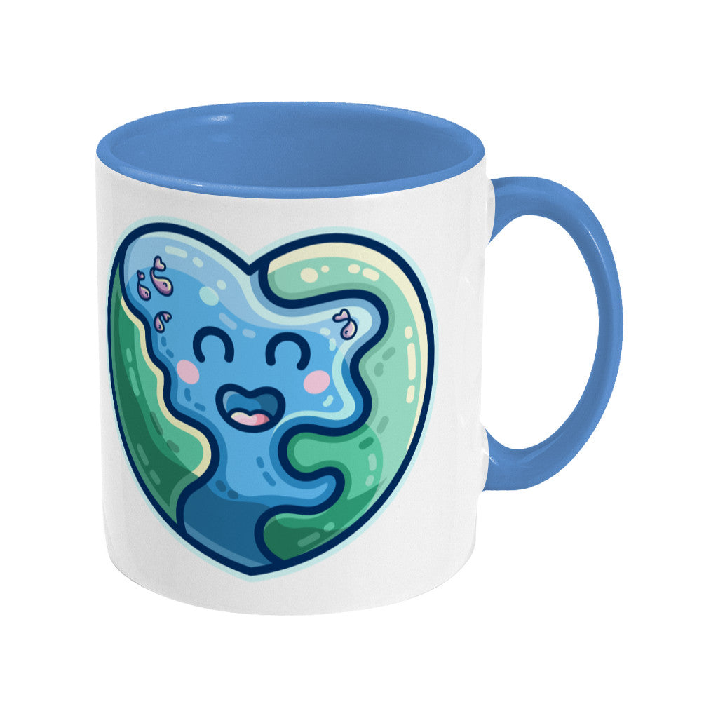 Earth Heart Kawaii Cute Ceramic Mug