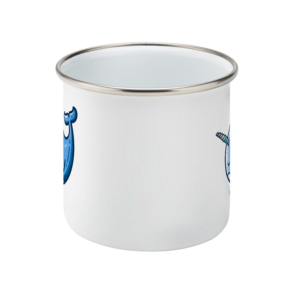 Narwhal Kawaii Cute Personalised Enamel Mug