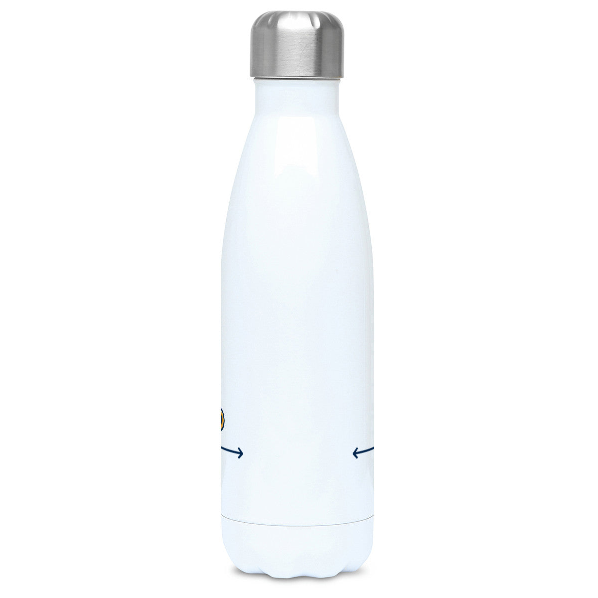 Purr-pendicular Maths Cat Pun Drinks Bottle