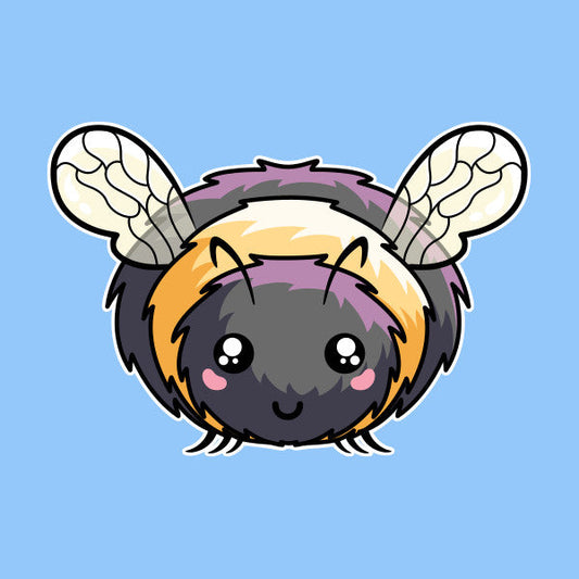 Kawaii cute fluffy bee