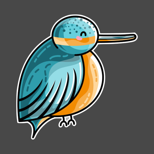 Cute kingfisher bird side on