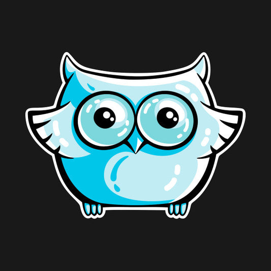 Cute blue owl