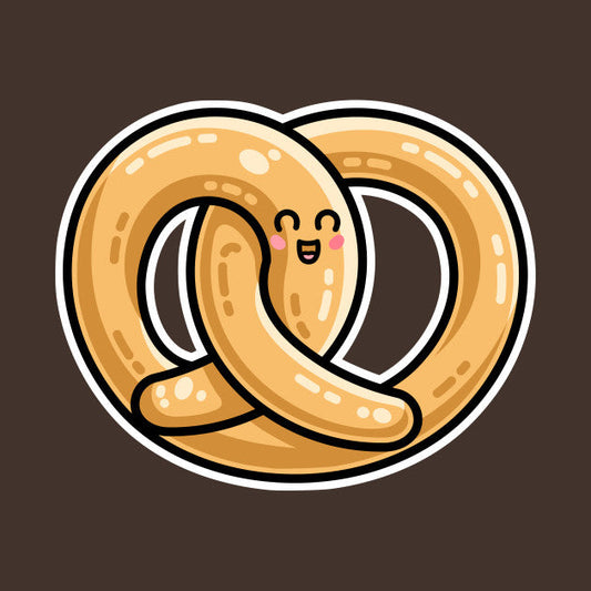 Kawaii cute pretzel snack food