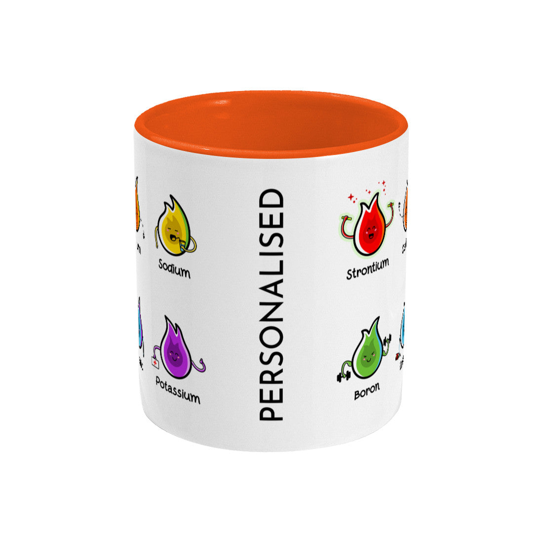 Flaming Elements Pun Ceramic Mug