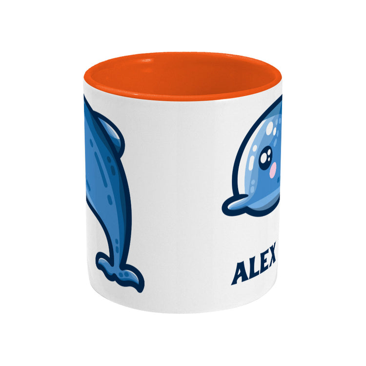 Dolphin Kawaii Cute Ceramic Mug