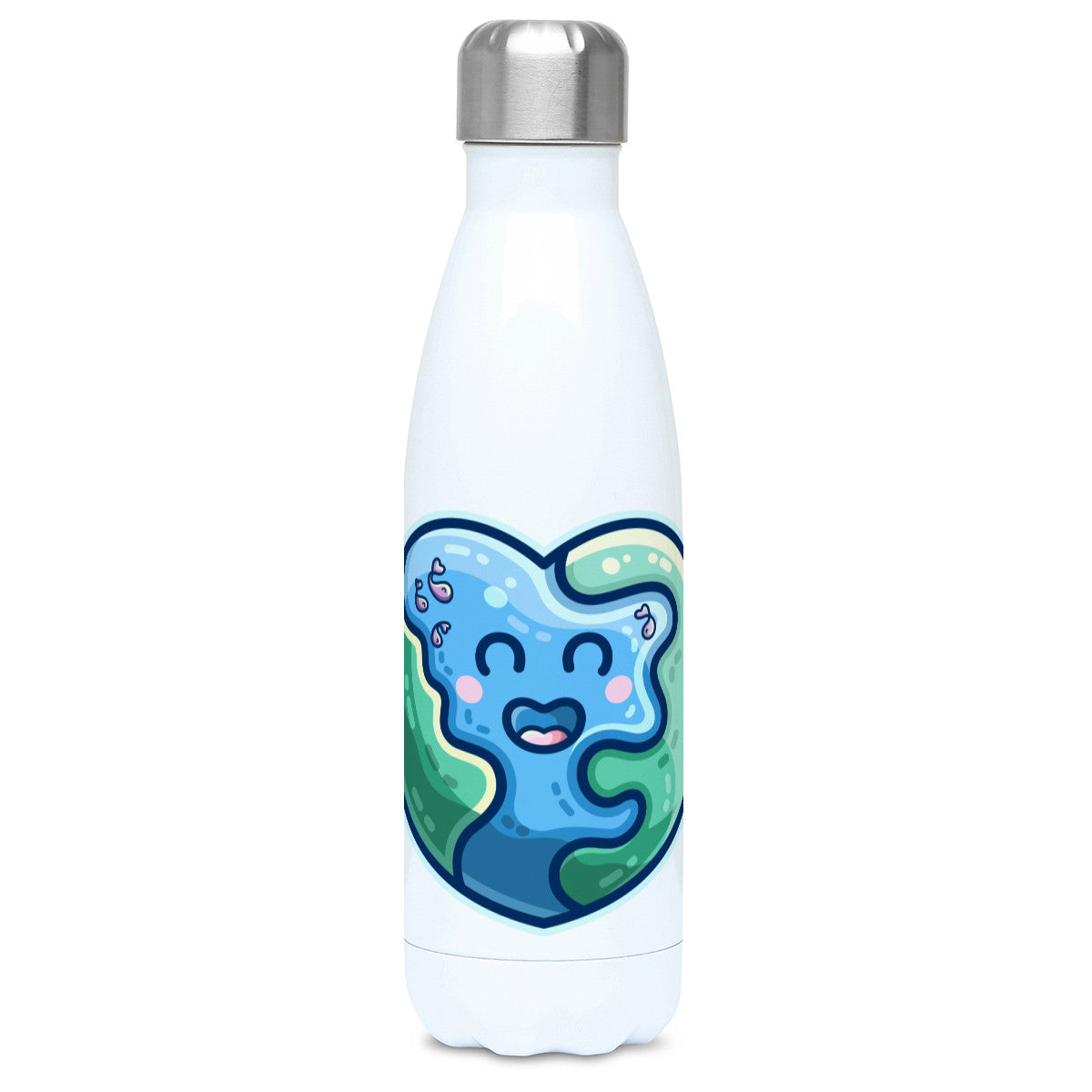 Earth Heart Kawaii Cute Drinks Bottle